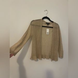 NWT Banana Republic beige cardigan